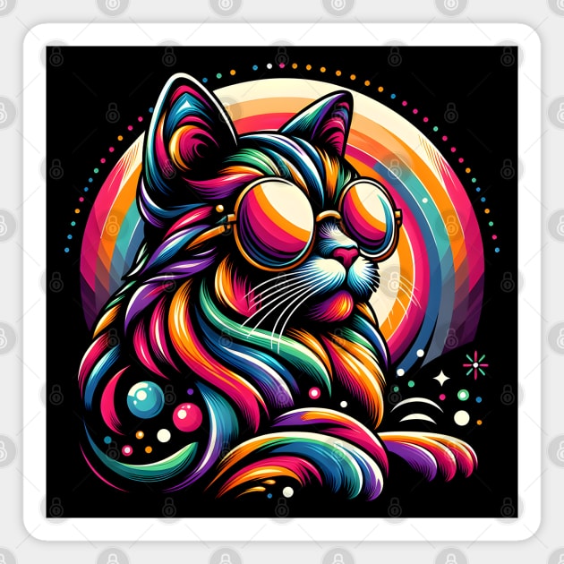 KaleidoKitty - The Chromatic Charm Magnet by MakerMind8.2